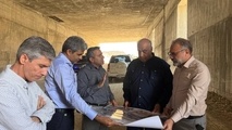 بازدید مدیرعامل شرکت ساخت و توسعه از عملیات احداث مسیر جایگزین حاجی آباد در محور بندرعباس-سیرجان 