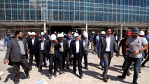 بازدید وزیر راه و شهرسازی از روند تکمیل ترمینال سلام شهر فرودگاهی امام(ره)
