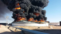 Second fire limits storage capacity at Libyan oil port