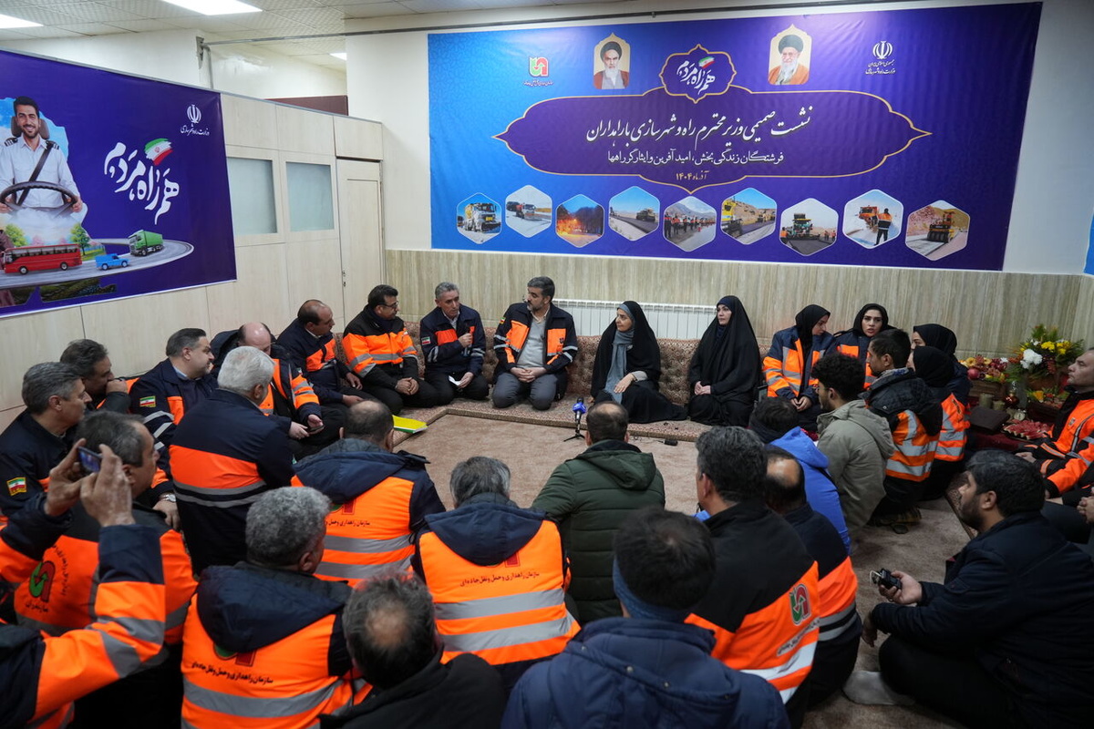 دیدار فرزانه صادق با راهداران گچسر