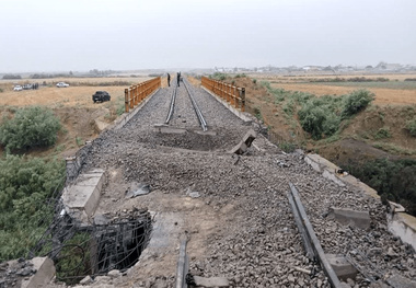 تاب‌ آوری کریدورهای ریلی ایران در محک پدافند غیرعامل/تحلیل حمله به پل آق‌ تکه‌ خان