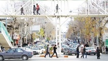 خیابان‌های خرم‌آباد بدون پل‌عابر