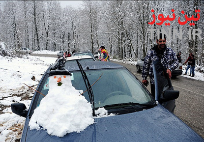 بارش برف در ارسباران،‌ بهشهر و لاهیجان