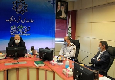 تودیع و معارفه رئیس پلیس راهور تهران بزرگ در سازمان حمل ونقل و ترافیک شهرداری 