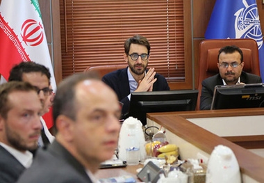 بازدید نمایندگان سومین خط کشتیرانی بزرگ جهان از بندر شهید رجایی