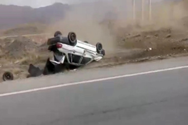 چهار کشته بر اثر واژگونی پراید در جاده سرپلذهاب