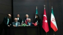  امضای دو سند همکاری میان ایران و ترکیه