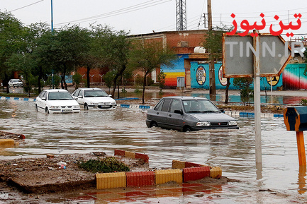 آبگرفتگی معابر در آبادان