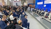 استقبال از مسیر ایران در کریدور شمال جنوب در نمایشگاه مسکو
