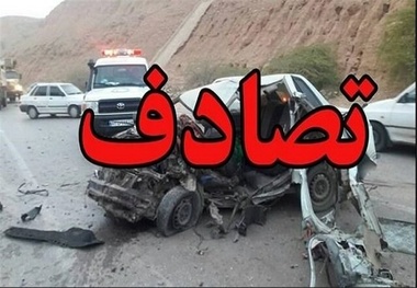 پرتاب شدن راننده نیسان به بیرون از خودرو 