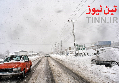 بارش سنگین برف در گیلان