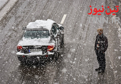 بارش سنگین برف در گیلان
