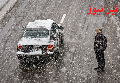 بارش سنگین برف در گیلان