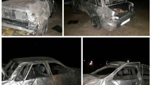 واژگونی خودرو در خوروبیابانک 2 کشته برجا گذاشت
