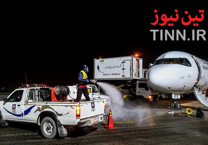 ضدعفونی فرودگاه بین المللی اهواز