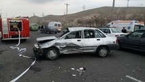مصدومیت ۸ نفر در سانحه رانندگی در شهر سهند تبریز
