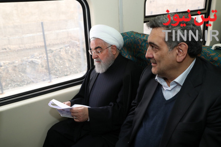 سفر مترویی دکتر روحانی به هشتگرد