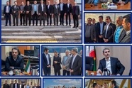 بازدید مدیرعامل راه‌ آهن جمهوری آذربایجان از مرکز لجستیک و بندر خشک آپرین