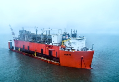 EXMAR’s Tango FLNG sets sail to Argentina