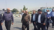 بازدید معاون وزیر راه از پایانه غرب تهران