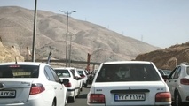 محور چالوس و آزادراه تهران - شمال در مقاطعی همچنان پرترافیک هستند 