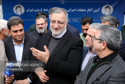 گزارش تصویری آیین آغاز عملیات اجرایی پروژه احداث خط ۸ مترو تهران (6)