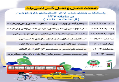 پاسخگویی مستقیم مدیران ترافیکی قزوین در مرکز 137