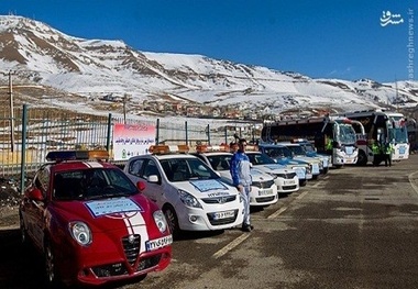 گزارش تصویری تجهیزات زمستانی پلیس راه