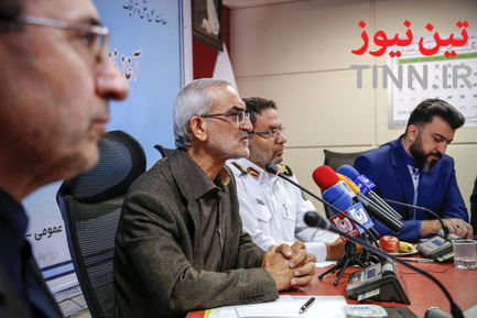 نشست خبری مشترک پلیس، ستاد مرکزی معاینه فنی، معاونت حمل‌ونقل و ترافیک شهرداری تهران