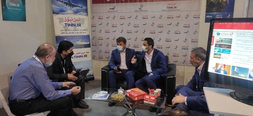 بازدید مدیرعامل شرکت واگن پارس از غرفه تین 