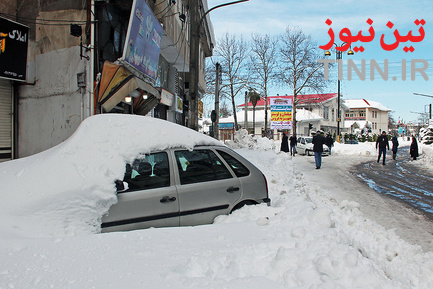 بارش برف در ارسباران،‌ بهشهر و لاهیجان
