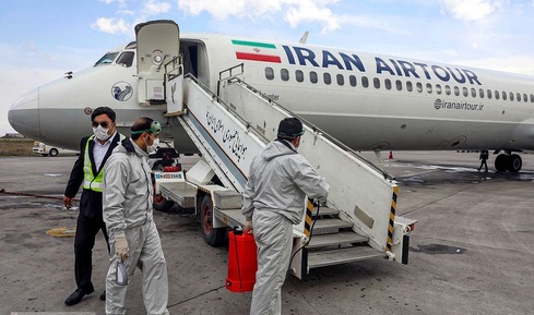 عملیات گندزدایی فرودگاه بین المللی مشهد