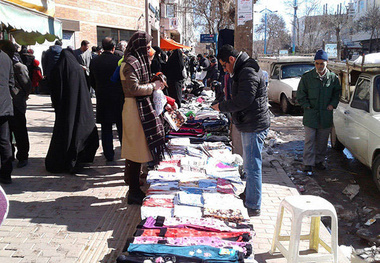 جمع آوری بساط دستفروش‌ها در تهران 