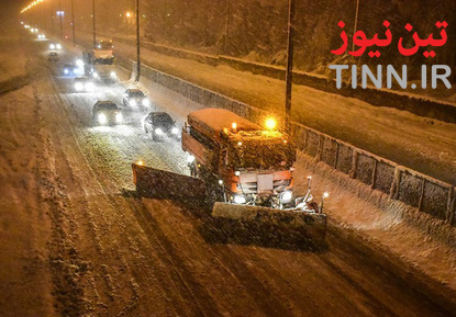 بارش سنگین برف در گیلان