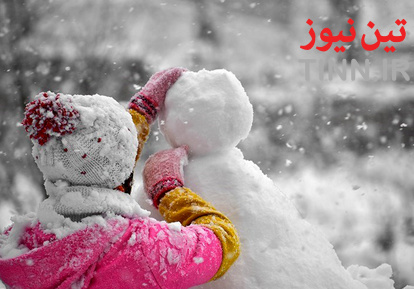 بارش سنگین برف در گیلان