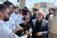 بازدید رئیس ستاد مرکزی اربعین کشور از مرز باشماق مریوان