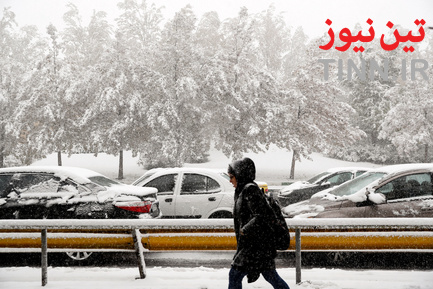 برف و ترافیک تهران