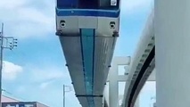 نوعی دیگر از حمل و نقلی مسافری ریلی؛ قطار  معلق 