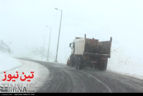 گزارش تصویری/ بارش نخستین برف پاییزی در جاده خلخال - اسالم