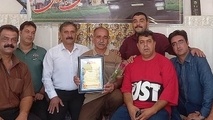 تقدیر فعالان حمل و نقل جاده ای از سه راننده پیشکسوت خمینی شهری