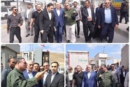 Vice President and Chairman of the Plan and Budget Organization Visits Bazargan Border Crissing Operations and Infrastructure Development 