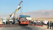 فیلم| تصادف وحشتناک و متلاشی شدن چند خودرو