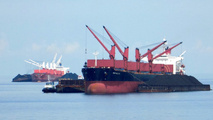 Bulk carrier with 25 crew disappears off east Indonesia