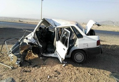 مصدوم شدن ۴ نفر در یک سانحه رانندگی