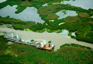 Coastal Louisiana bears scars of oil and gas industry