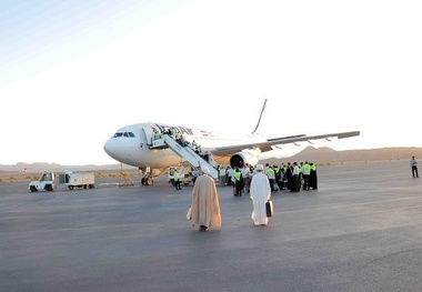 برقراری پرواز حجاج از فرودگاه همدان 