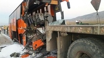 تصادف در آزاد راه زنجان به تبریز ۱۴مصدوم برجای گذاشت 