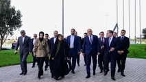 بازدید وزیر راه و شهرسازی ایران و معاون نخست وزیر جمهوری آذربایجان از بندر باکو 