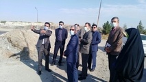 بازدید فرماندار البرز و مدیرکل محیط زیست از تصفیه خانه شهرصنعتی و سایت دفن پسماند محمد آباد 