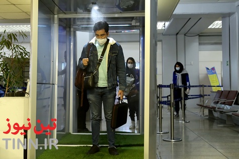 راه‌اندازی تونل ضد عفونی بار و مسافران در فرودگاه امام   